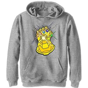 Marvel Heren Gold Gauntlet Hoodie, Sportief Heather, L, Sportief Heather, L