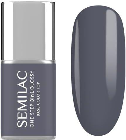 Make-up - Nagellak - Crème - Zacht Grijs - 3 in 1 Formule