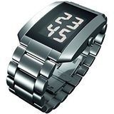 Rosendahl Heren digitaal kwarts Smart Watch polshorloge met roestvrij stalen armband 43232, zwart, Armband