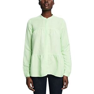 ESPRIT Dames 033EE1F303 blouse, 320/CITRUS Green, L, 320/Citrus Green, L