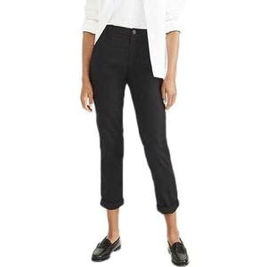 Dockers Dames New Weekend Chino Beautiful Black Cotton Broek, 26, Mooie zwart.