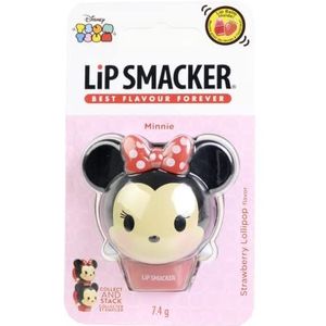Lip Smacker - Tsum Tsum Collection - Minnie Mouse Lip Balm for Kids - Strawberry Flavour - Sweet Gift for Your Friends - Single Pack