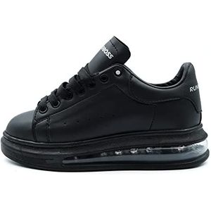 Bonateks DEFRBY100006 Sneakers voor dames, zwart, 36 EU, zwart, 36 EU Smal