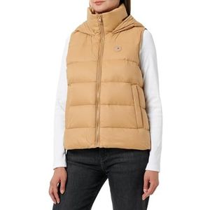 Tommy Hilfiger Dames LW Down Casual Vest WW0WW43582, Vest, Khaki, XS, Kaki (Klassiek Kaki), XS