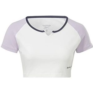 Reebok Dames Identity Crop T-Shirt, Grijs, XS, Grijs, M