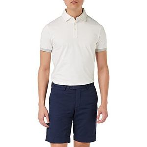 Hackett London Linnen textuur shorts voor heren, marine Blazer, 44W