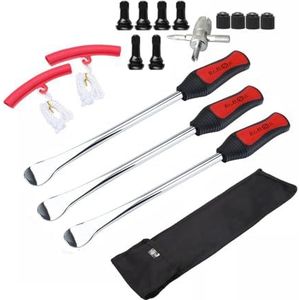 Dr.Roc Bandlepel Hendel Iron Tool Kits Motorfiets Fiets Professionele Band Change Kit w/Case - 3 STKS