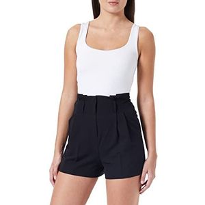 Sisley Womens 4KVXL900F Casual Shorts, Black 100, 38