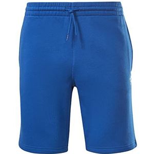 Reebok Heren Identity Fleece Shorts, Vector Blauw/Wit, XS, Vector Blauw/Wit, XS