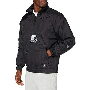 STARTER BLACK LABEL Heren Starter Logo Windbreaker, zwart, XXL