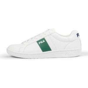 FILA Crosscourt Line Sneakers voor heren, White Verdant Green, 47 EU Breed