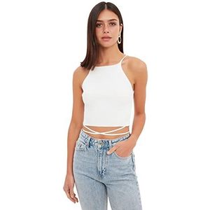 TRENDYOL Gebreide damesblouse, ecru, S