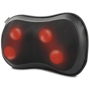 Shiatsu Massage Pillow, RENPHO Massage Neck and Back Massager with Warmth, Deep Kneading Massager 3 Speeds for Muscle, Shoulder, Neck, Back, for Home Office Car