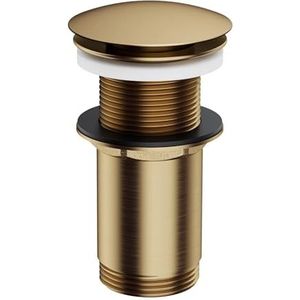 Omnires A716BR, Klik-klakplug voor wastafel zonder overloop KLIK-KLAK, Antique bronze