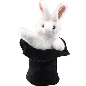 Folkmanis Rabbit in Hat Hand Puppet (Large)