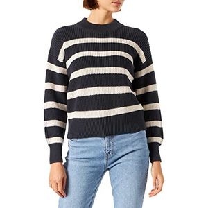 Part Two RetaPW PU-trui, Whitecap Gray Stripe, medium