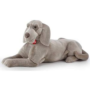 trudi 22019 klassieke pluche hond Weimaraner Wolfgang ca. 37 cm, maat XXL, hoogwaardig knuffeldier met zachte materialen, pluche dier met realistische details, wasbaar, knuffeldier voor kinderen,