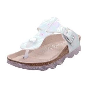 Superfit Jellies 1000125 Meisjes Sandalen met open teen, Groente (Light Green Silver), 33 EU