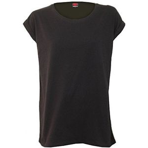 Spiral - Urban Fashion - T-shirt met losse mouwen en omslag - L, Zwart, XL