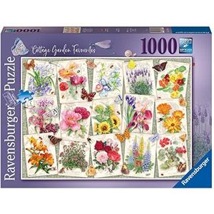 Ravensburger - Puzzel bloemenverzameling, 1000 stukjes, puzzel voor volwassenen