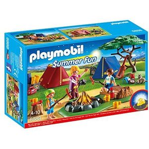 Playmobil 6888 Tentlager met led-kampvuur Playmobil Eén maat Meer