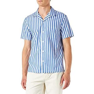 United Colors of Benetton Herenblouse, Blu E Bianco 906, S