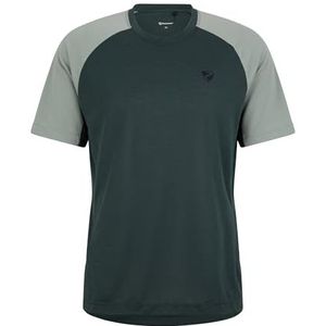 Ziener NEMUEL functioneel shirt voor heren, fiets, outdoor, fitness, sport, ademend, sneldrogend, korte mouwen, Dark Jungle, 60