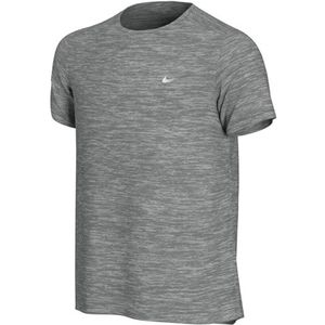 Nike Unisex Dri Fit Miler T-shirt voor kinderen, rookgrijs, M