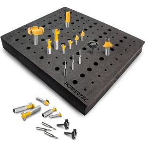 POWERTEC 71046 Router Bit Tray voor 110 Bits