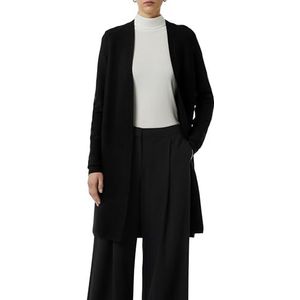 comma - Strickjacke - Geribd Vest - Lange Lijn