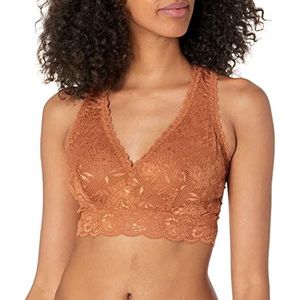 Cosabella Dames Never Say Nevertm Curvy Racie Racerback Bralette BH, Donker koper, M