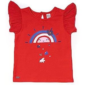 Tuc Tuc T-shirt voor meisjes, Rood, 12 Maanden