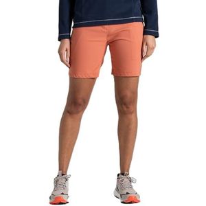 Craghoppers Kiwi Pro Shorts Stretch Waterafstotend Wandelen Rood, Rood, 44