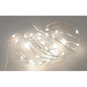 WatioWave Led-lichtsnoer, koud, 2 m, werkt op batterijen