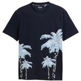 TOM TAILOR T-shirt voor heren, 10668 - Sky Captain Blue, XL