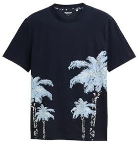 TOM TAILOR T-shirt voor heren, 10668 - Sky Captain Blue, XL