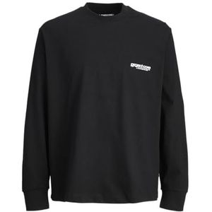 Jcounion Tee Ls Crew Neck, zwart, L