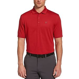 Callaway mens Pro Spin Fine Line Short Sleeve Golf (Size X-small - 4x Big & Tall) Polo Shirt, Tango Red, XX-Large