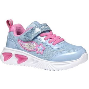 Geox J Assister Girl B Schoenen, Sky/Pink, maat 27, roze (Sky Pink), 27 EU