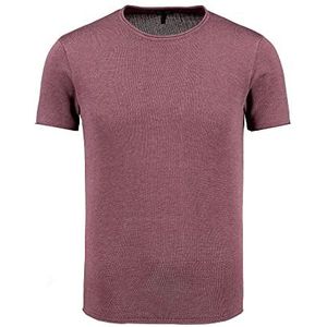 KEY LARGO Heren LUKAKU rond T-shirt, Dusty Plum (1374), XXL