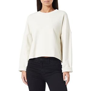 Sisley Womens Sweater L/S 3IPRL102E Sweatshirt, Off White 0L8, L