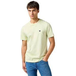 Wrangler Sign Off Tee T-shirt voor heren, Seafoam Green., L