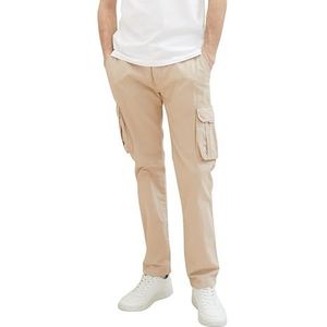 TOM TAILOR Cargobroek voor heren, regular fit, 11704 - Silver Ecru, XXL