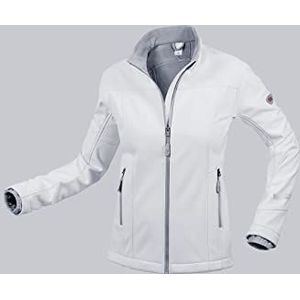 BP 1695-571 Dames Softshell Jacket voor 100% polyester wit, maat M