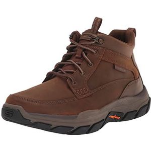 Skechers Heren Respected Boswell enkellaars, bruin, 42 EU X-Breed