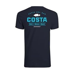 Costa Del Mar Topwater T-shirt voor heren, marineblauw, S
