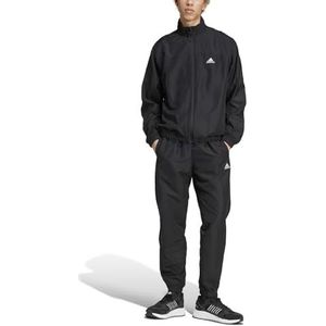 adidas Heren SPORTSWEAR WOVEN COLORBLOCK TRACKSUIT, black, M