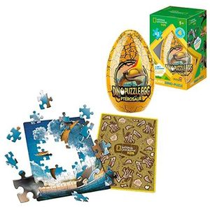 National Geographic dinosaurus-puzzel, omkeerbaar, 5 jaar, dinosaurus-ei, kinderpuzzel, dinosauruspuzzel