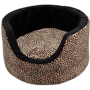 Wouapy 216815R Bucket Prestige voor katten, kattenhuis luipaard