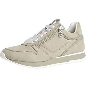 Tamaris Low-Top sneakers voor dames, lage schoenen, uitneembaar voetbed, comfortabele voering, emerald, 37 EU